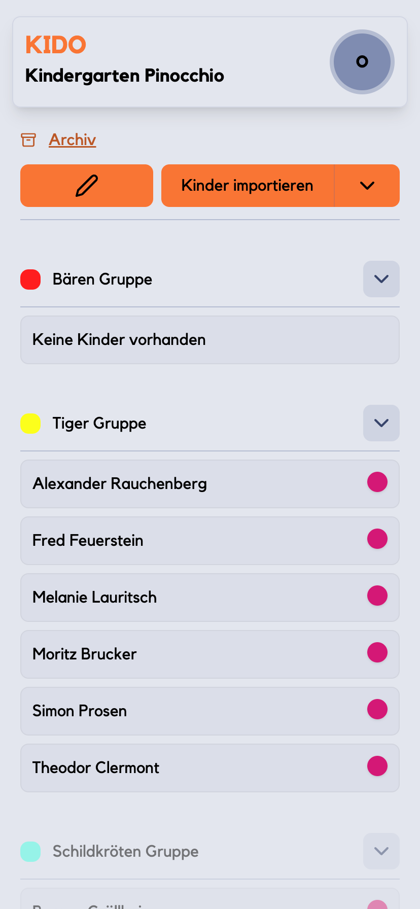 Übersicht (Mobil)
